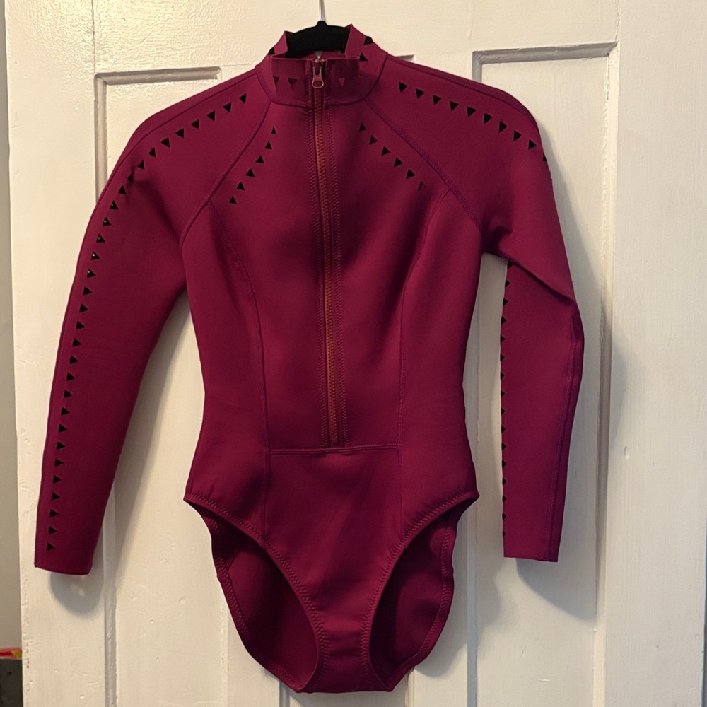 Gigi C Surfsuit! 

Womens Burgundy One Piece Surfsuit